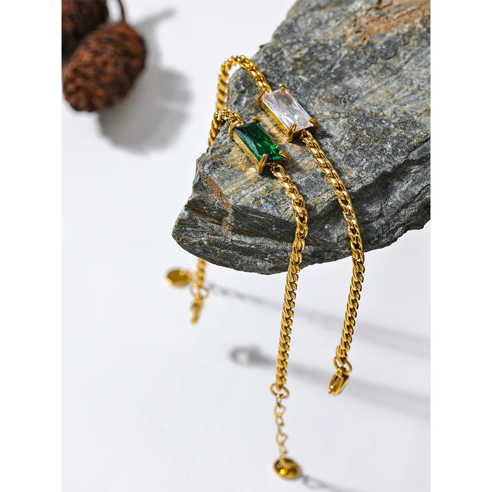 Solitaire Chain Bracelet