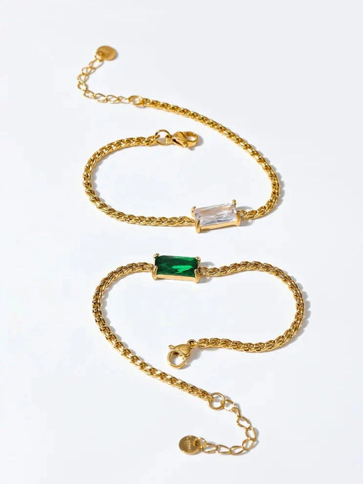 Solitaire Chain Bracelet