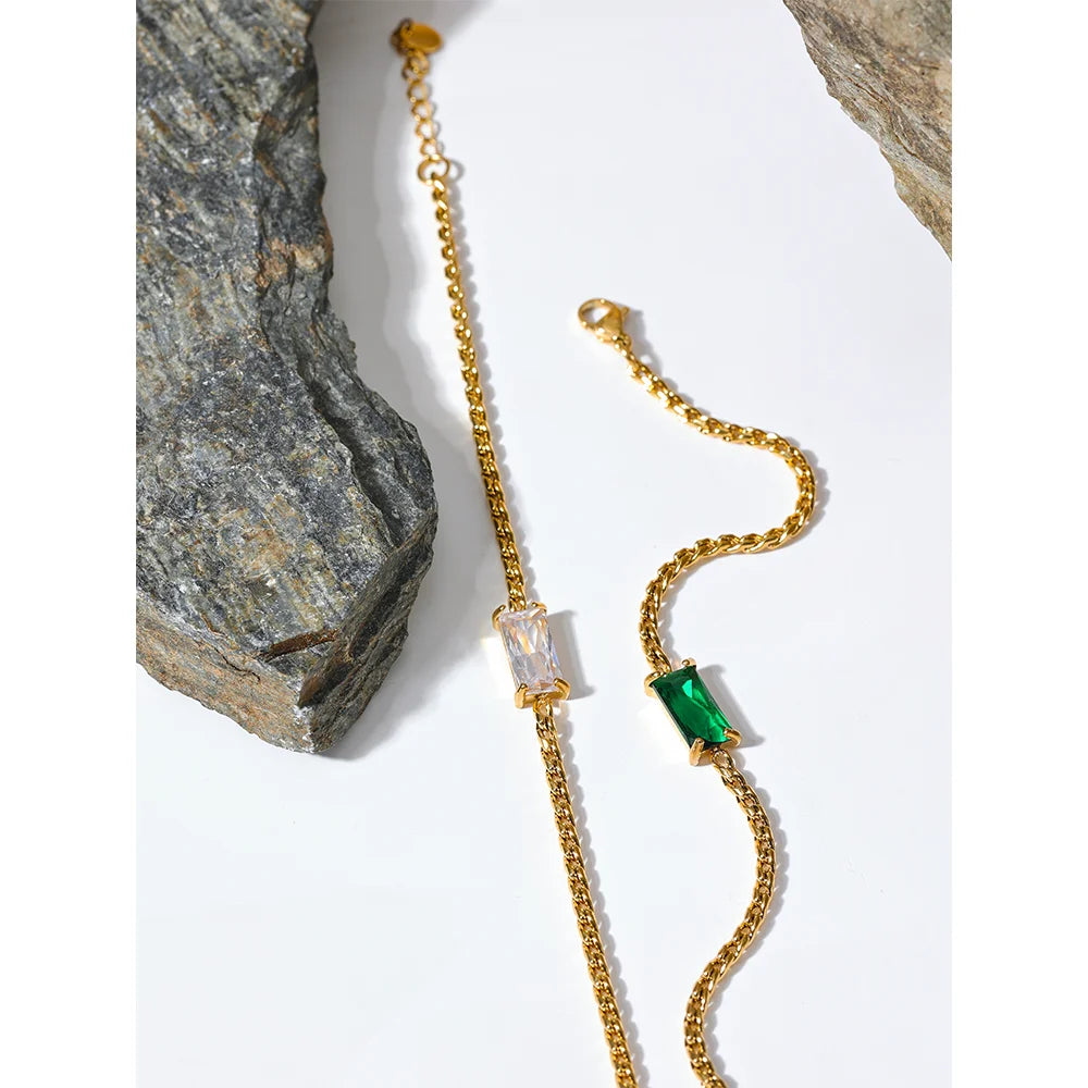 Solitaire Chain Bracelet