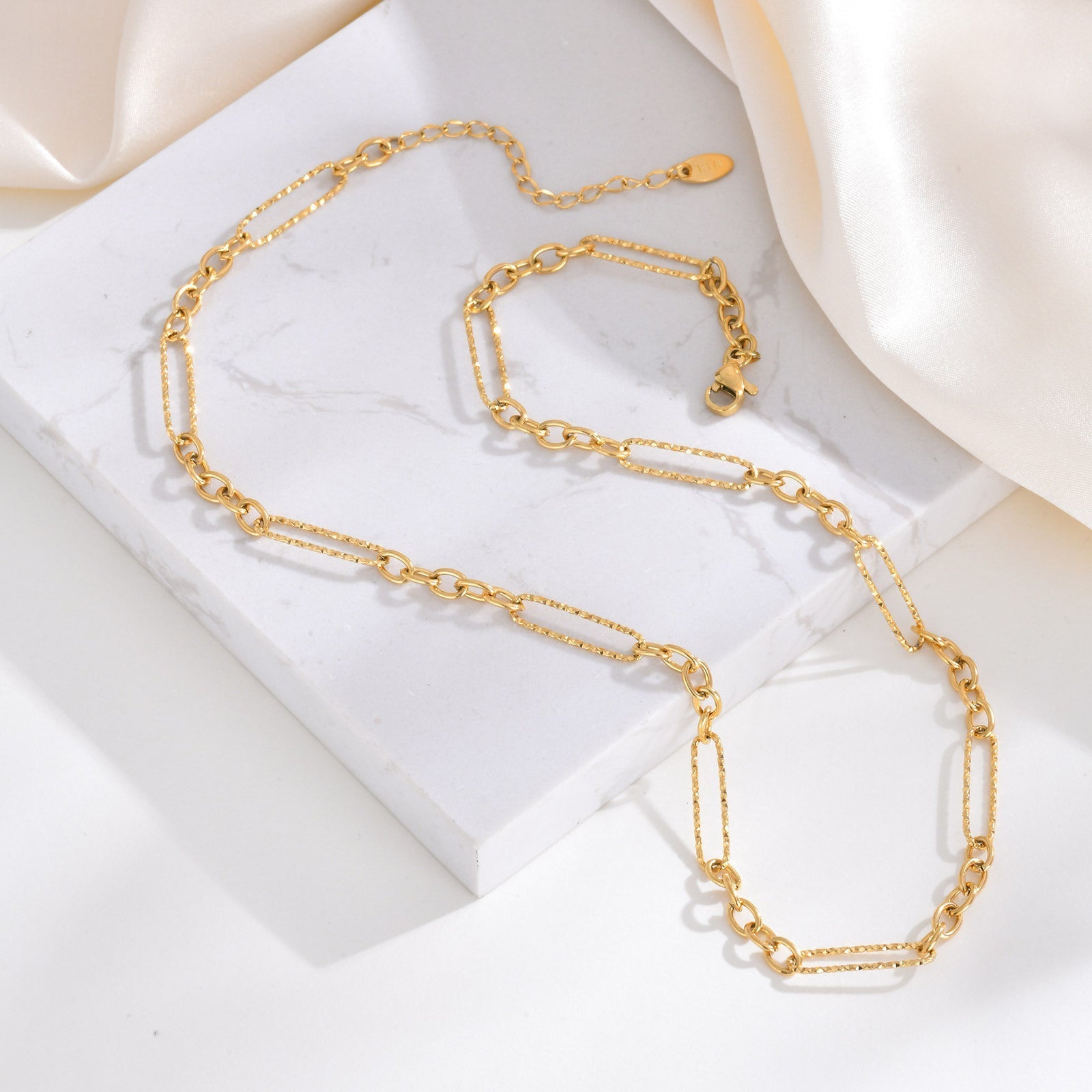 Figaro Paperclip Necklace (Bundle)