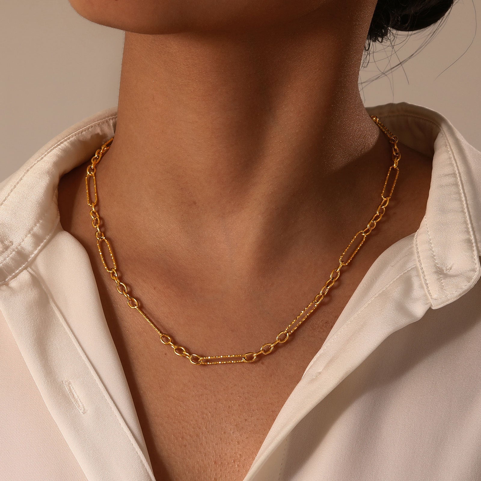 Figaro Paperclip Necklace (Bundle)