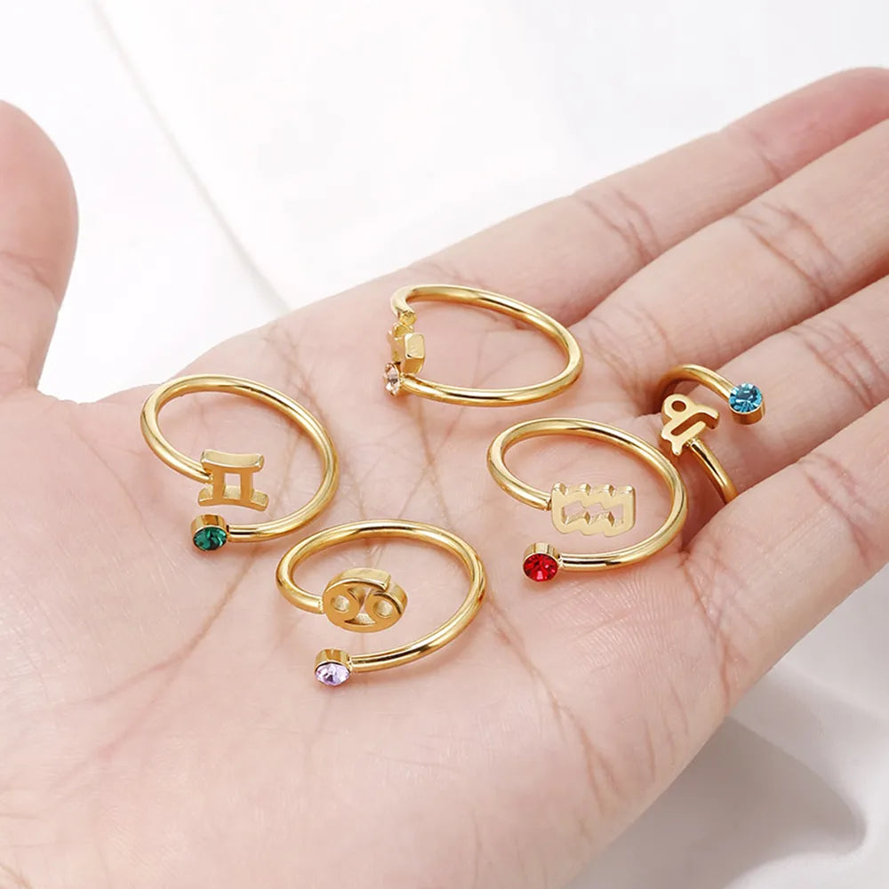 Zodiac Coiled Ring (Bundle)