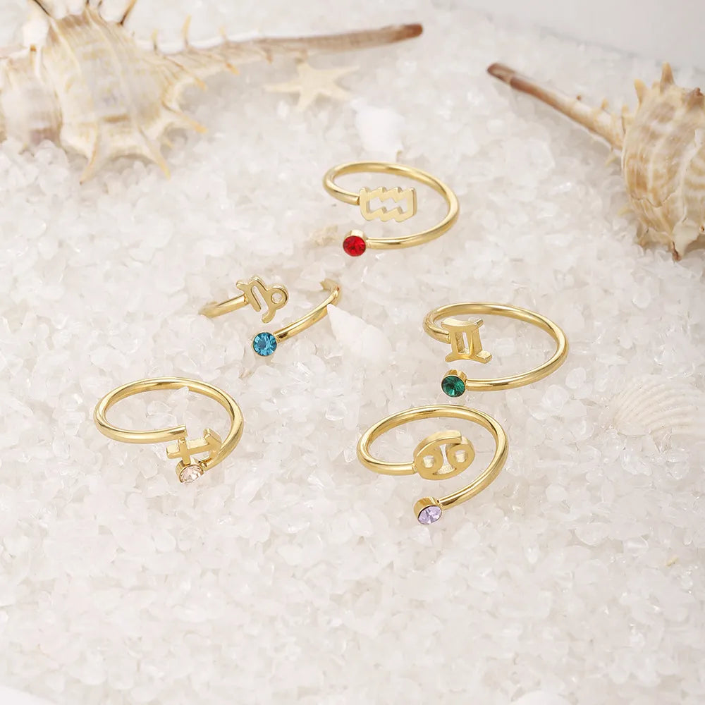 Zodiac Coiled Ring (Bundle)
