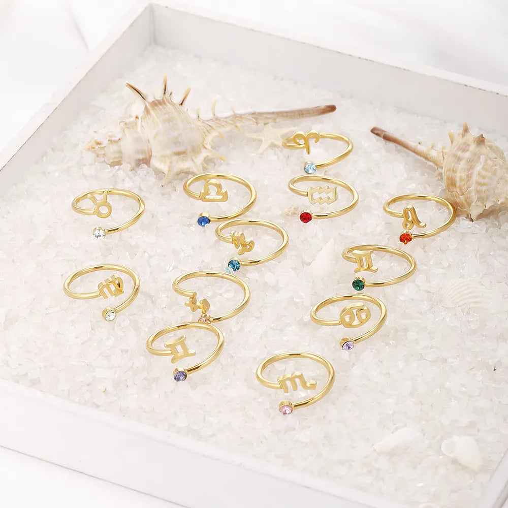 Zodiac Coiled Ring (Bundle)