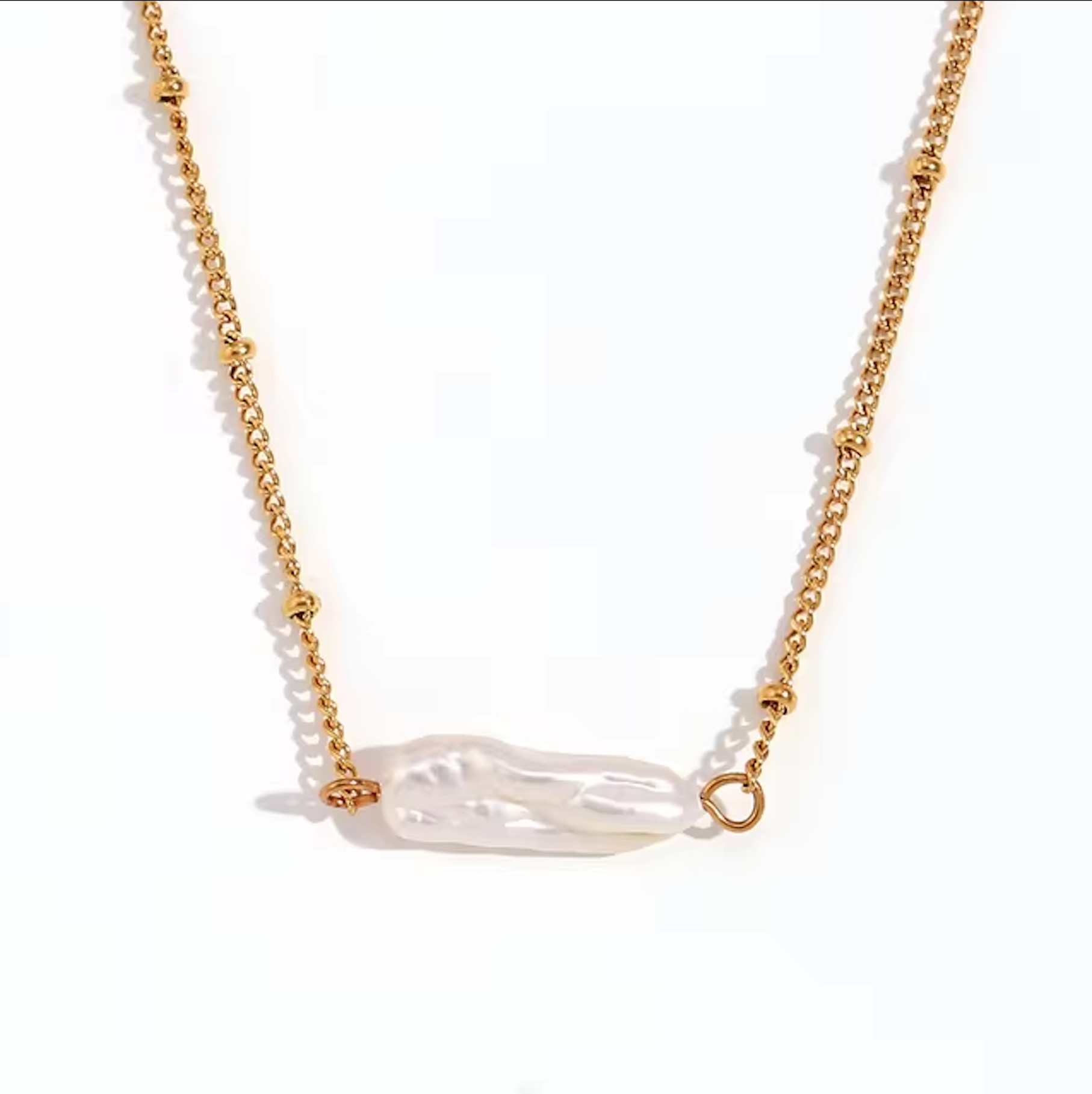 Pearl Bar Necklace