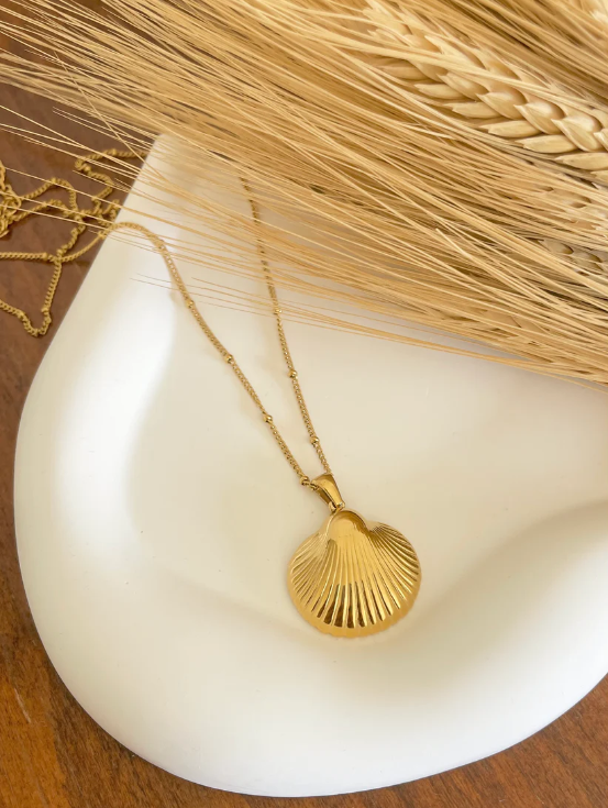 Collier coquillage de plage