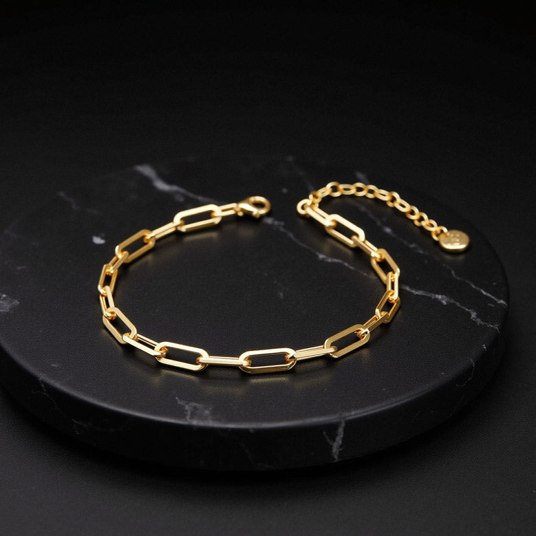 Bracelet trombone brillant