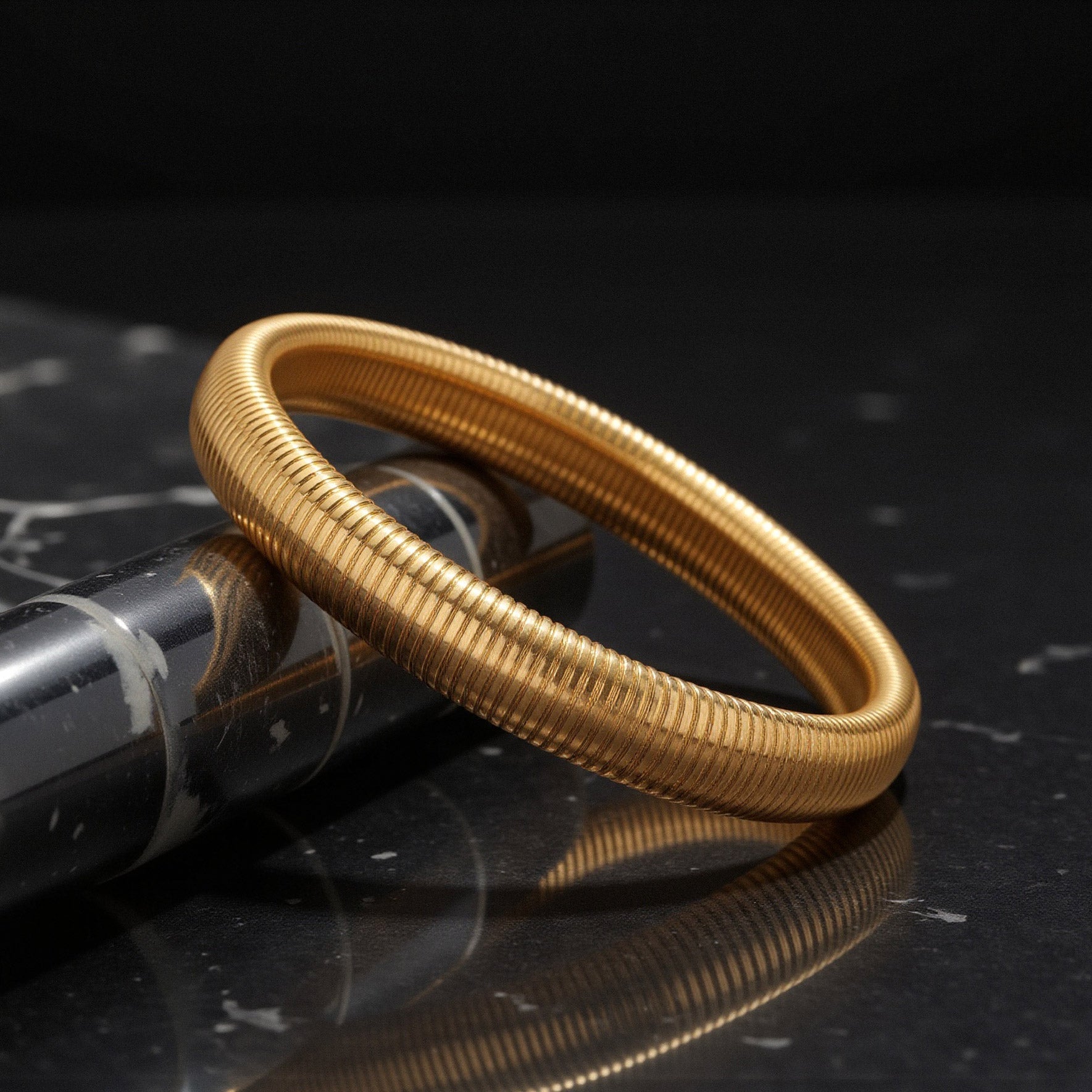 Coiled Bangle Bracelet